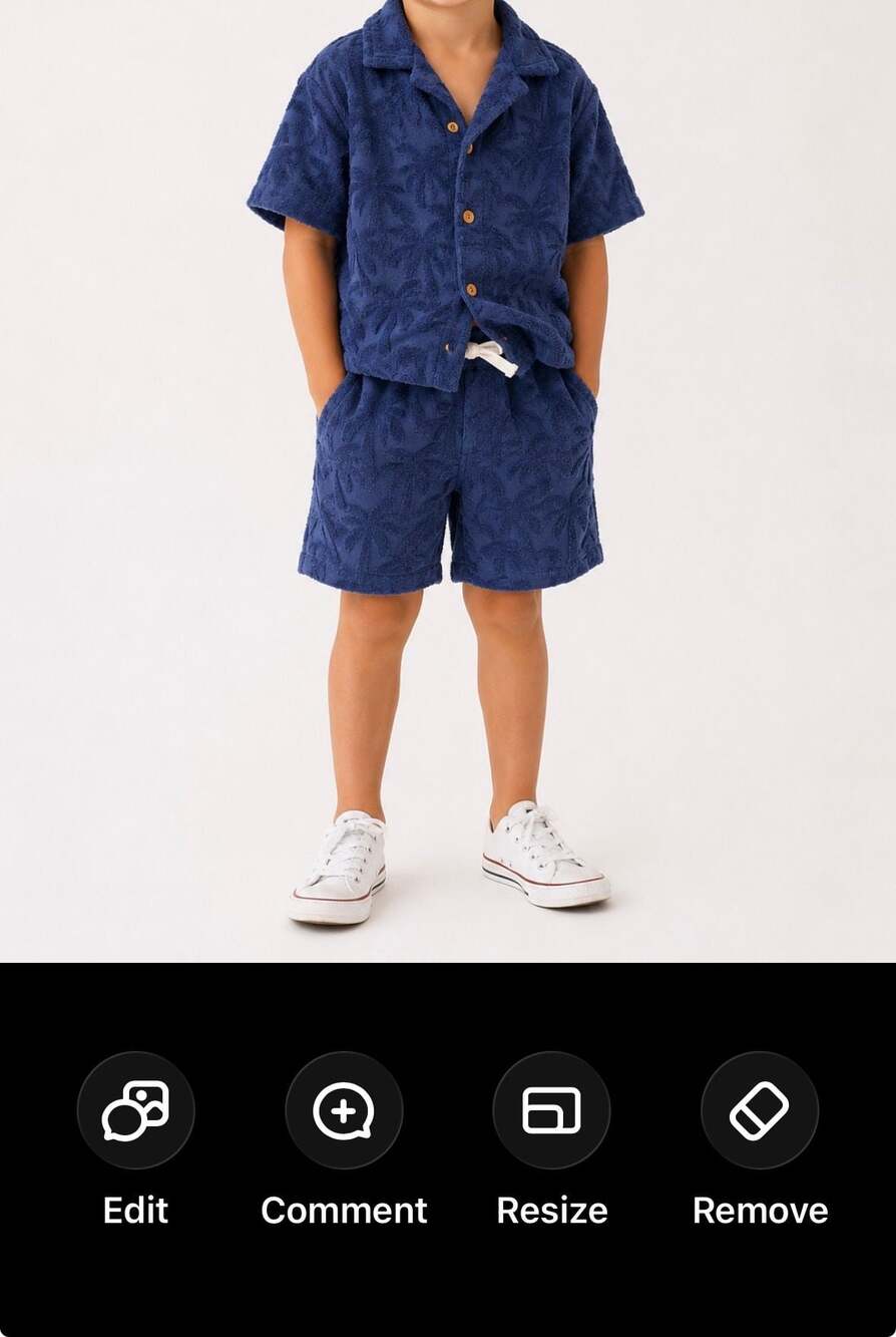 Ben Sherman Boys Terry Shirt and Short Set, 2 Piece, Size 7